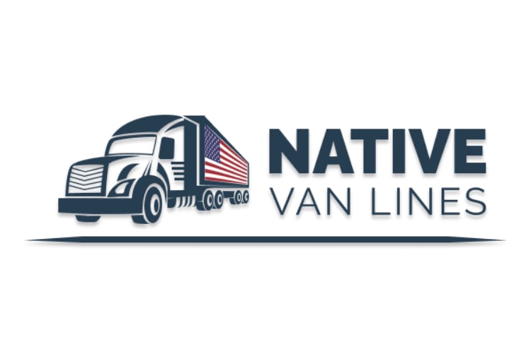 the logo for native van lines